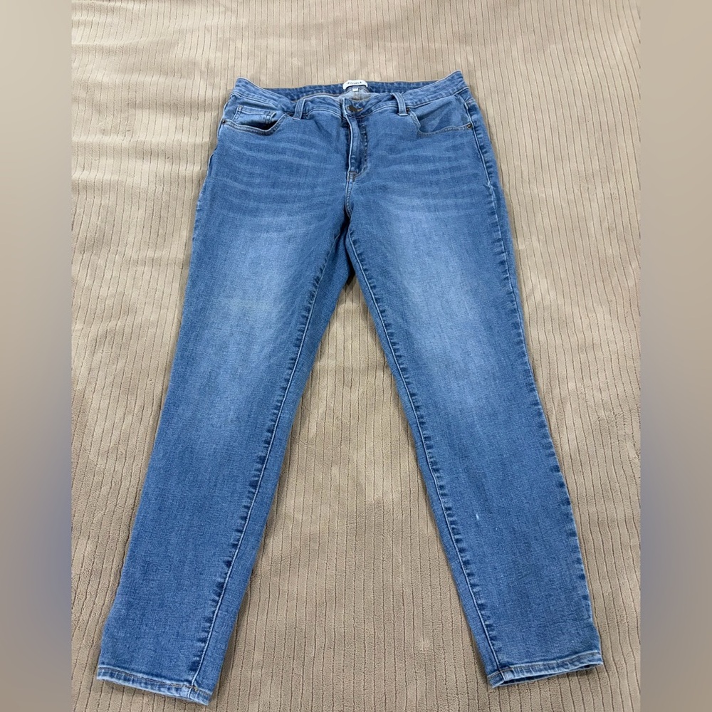 pistola Light Blue Skinny Jeans Size 14